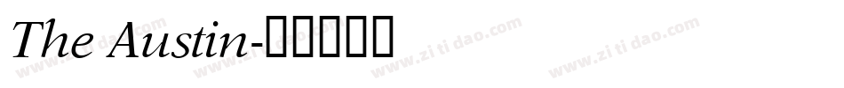 The Austin字体转换